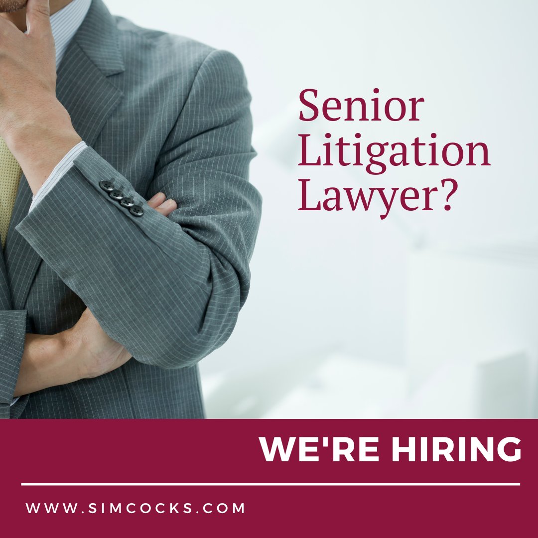 Further your career at a company that values your work/life balance as well as your skills.
simcocks.com/careers/vacanc… #isleofman #litigation #litigationlawyer