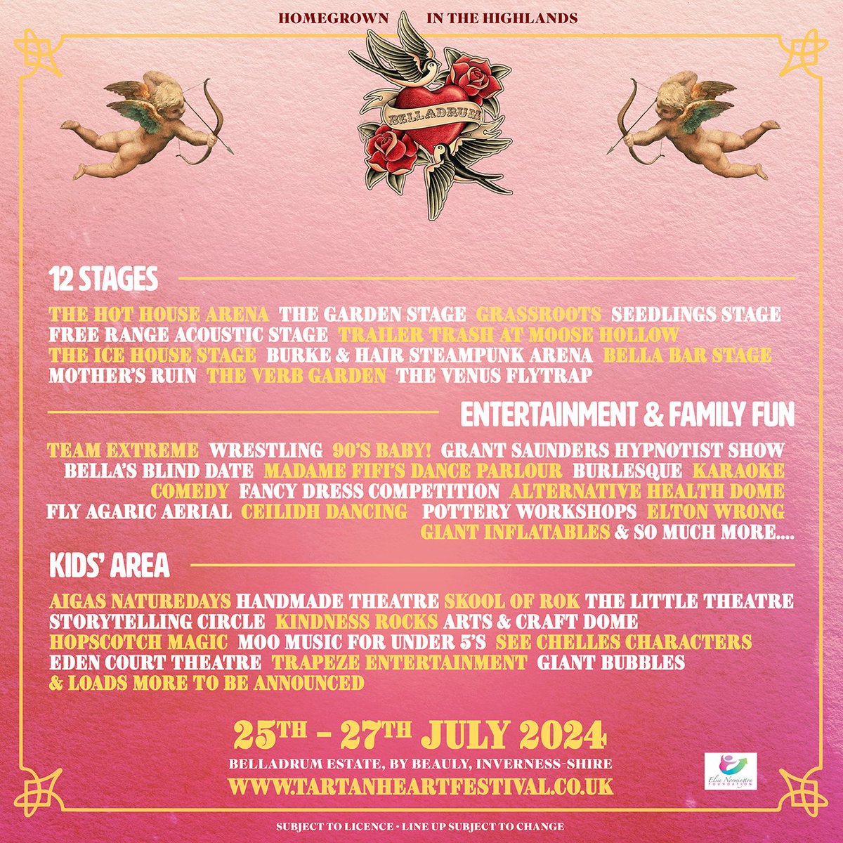 BelladrumFest's tweet photo. Christmas has come early! We're thrilled to announce more names to the Belladrum 2024 line up 📣 

Join us in welcoming your Friday night headliner, James Arthur, plus Ocean Colour Scene, Jake Bugg, Kate Rusby and many more ✨ 

Find out more ➡️ https://t.co/s2473nhnRT https://t.co/wNU1UO3xlI
