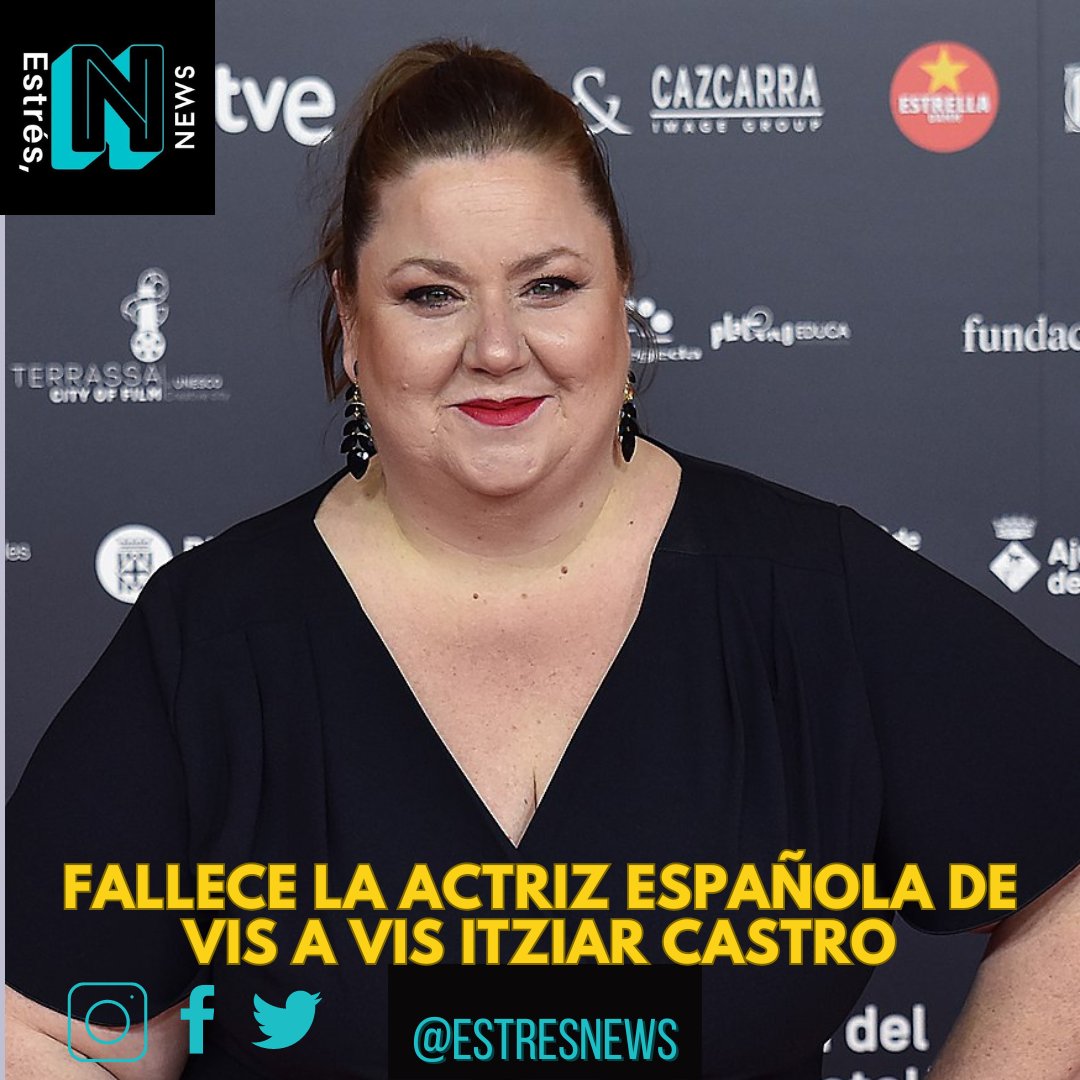 EstresNews's tweet photo. Itziar Castro actriz catalana conocida por series como Vis a Vis, Érase una vez, Paquita Salas y por ser una de las profesoras de Operación Triunfo 2018 ha fallecido esta madrugada a sus 46 años. Era además conocida por su activismo a favor del feminismo y derechos LGBT
#Cine #Tv https://t.co/qVNUH0sXGe
