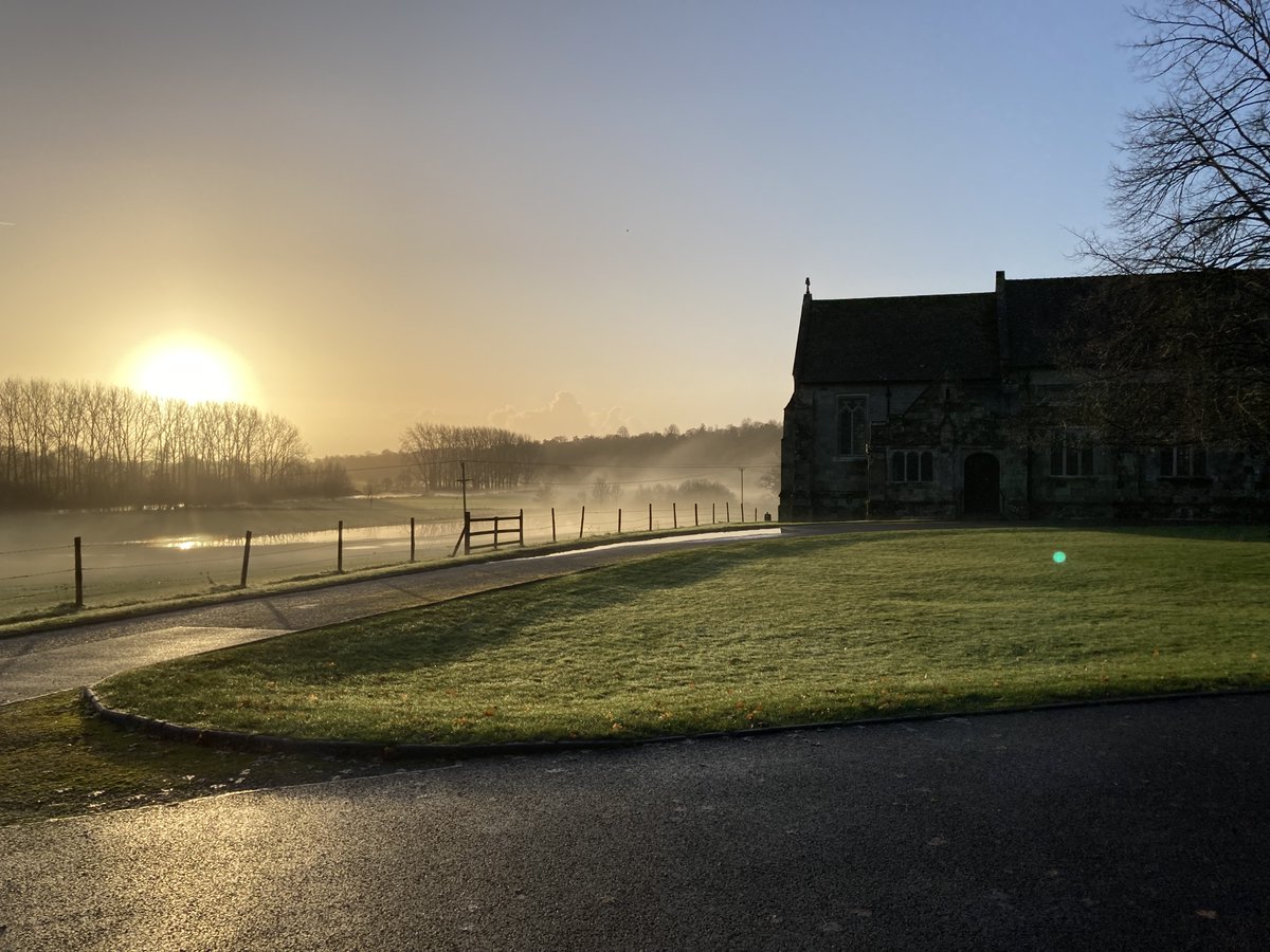 An early morning view captured this morning by our Chaplain, Reverend Jo Davis, as our choirs rehearse for the Carol Service.
You are welcome to tune in and listen to the service at 11.30am this morning on <a href="/bry/">BrY</a>.radio. #carol #christmas #bryanston