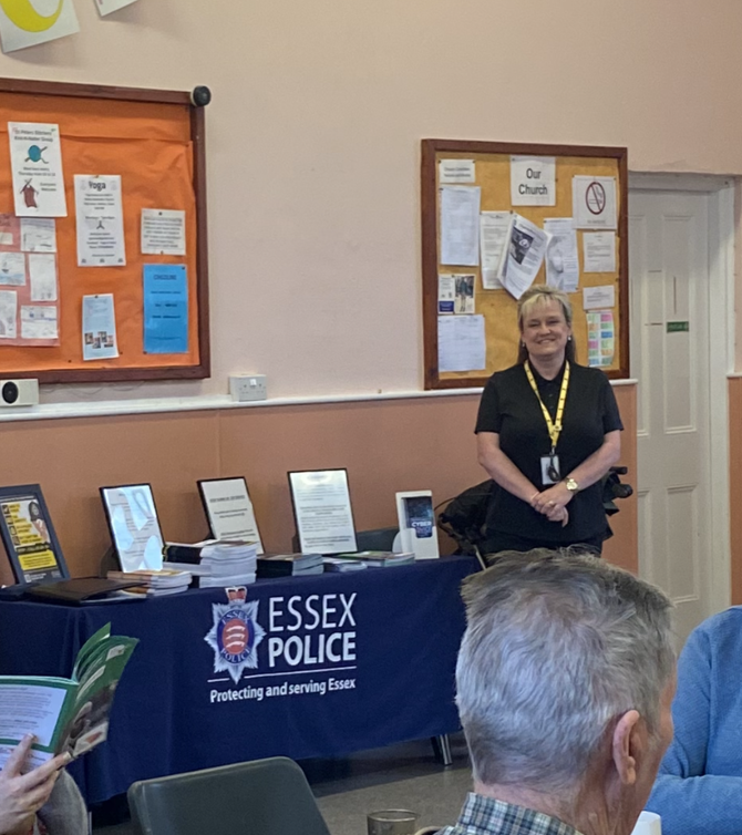 Yesterday the Essex Police Fraud Prevention Co-ordinator attended the Maldon Methodist Church in Maldon High Street. There were 50 attendees who were all provided with Fraud Prevention Literature and the most up to date fraud and scam advice. #BeFraudSmart #actionfrauduk