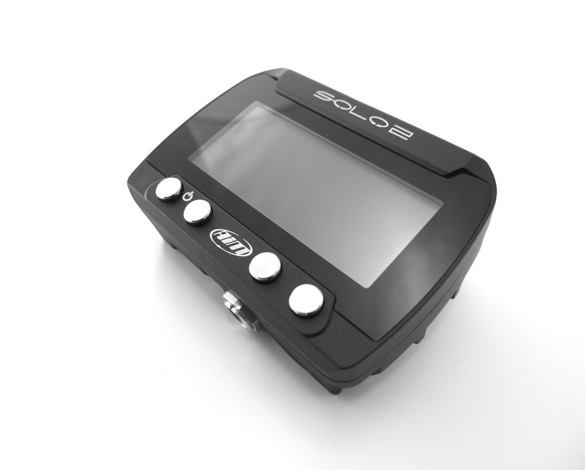 memotec's tweet image. AiM Solo 2

•  Lap times with up to 5 split times
•  Triaxial acceleration sensor
•  Rechargeable lithium battery
•  4 GB storage
More here: me-mo-tec.com/en/Products/AI…
#AiMSolo2 #Solo2 #GPSLaptimer #memotec #AiMSportline