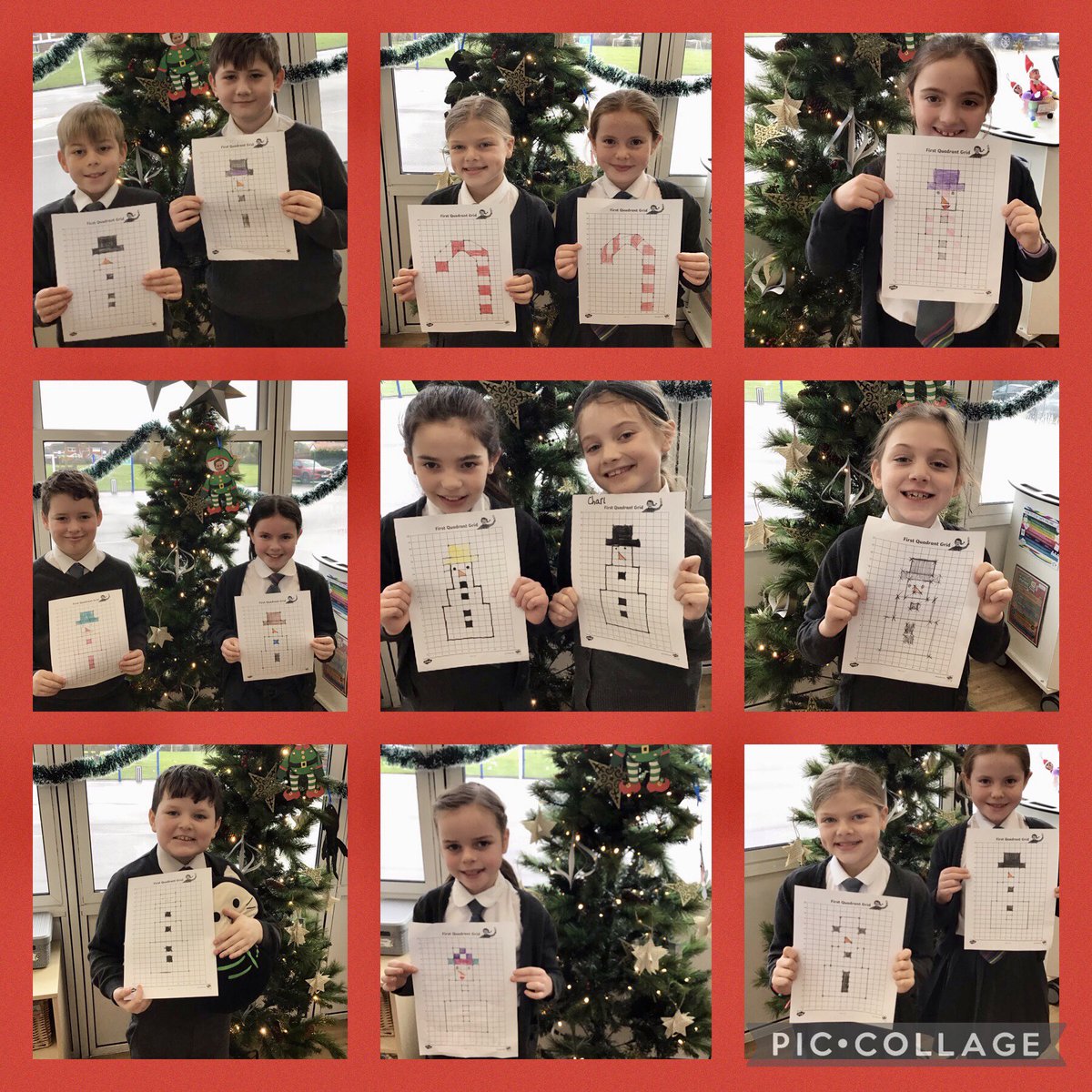 Year4TSP's tweet image. An exciting and very Christmassy Maths lesson this morning, as we plotted coordinates to find the hidden Christmas image. We were careful to remember to go down the X axis before we headed up the Y! 🎄❌☃️ #TSPMaths #Christmas #Coordinates
