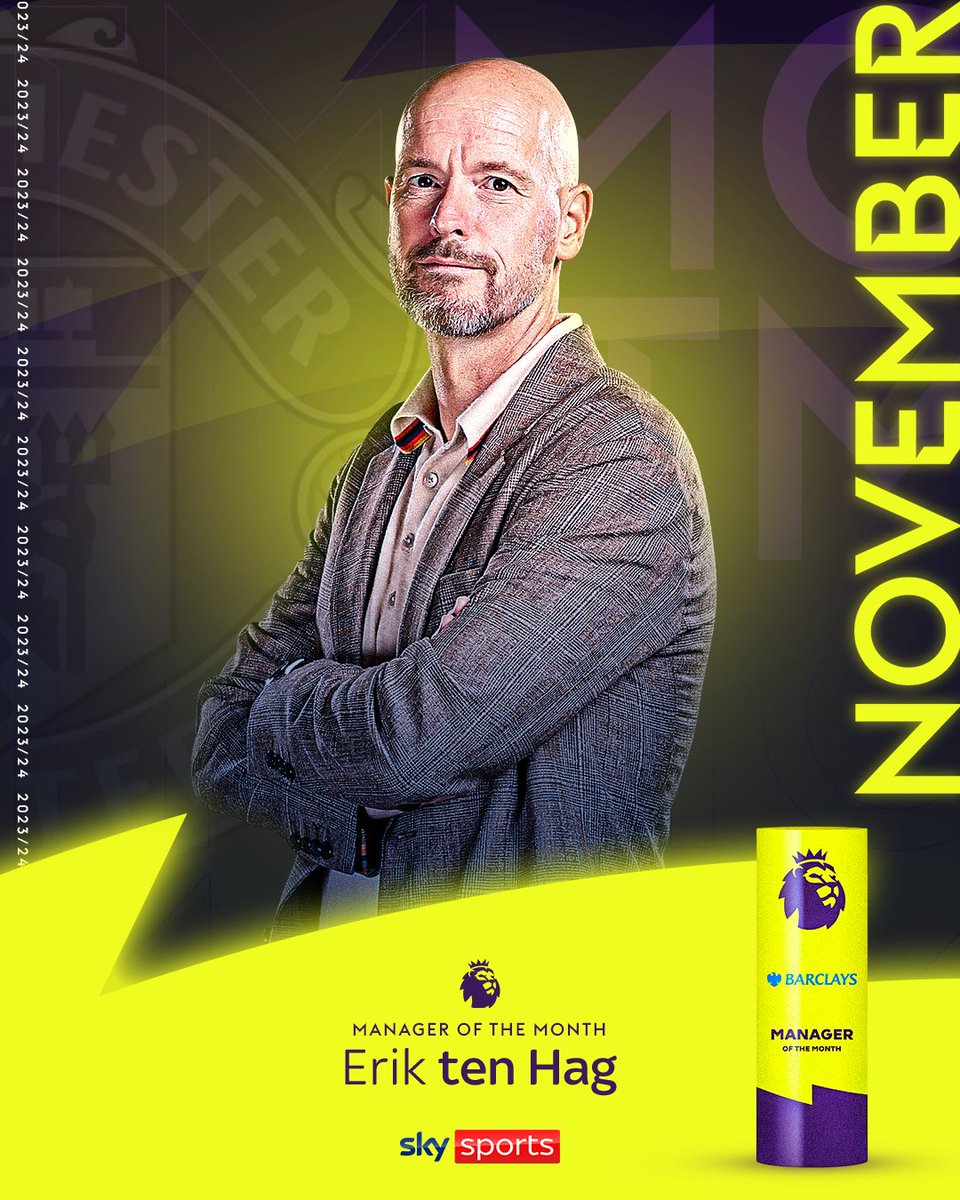 Erik ten Hag is the Premier League Manager of the Month! 👏🔴