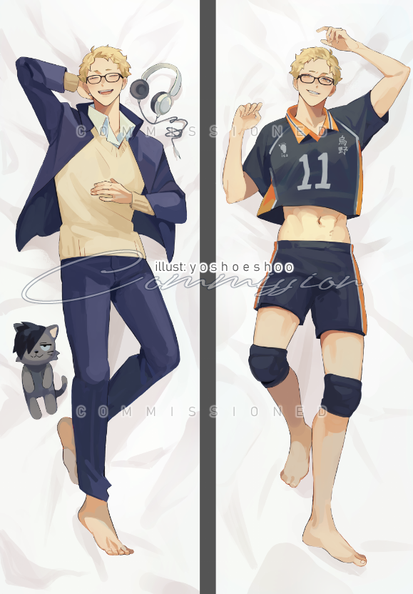 yoshoeshoo's tweet photo. wah...?!😳🤭

✦ tsukki daki commissioned by @8TOAST 
✦ regular c0mms will be opened on Dec 11 (GMT +8) 11 PM! 

#tsukishima #haikyuufanart #ハイキュー https://t.co/UY2lRxweaT