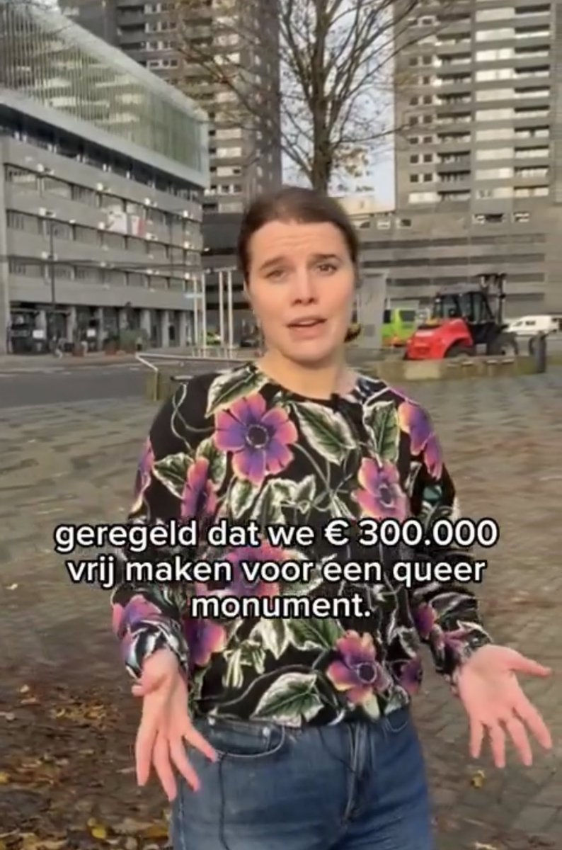 akkermans_amigo's tweet image. De decadentie van D66 in Rotterdam. 

Bittere armoede voor veel gezinnen. Ondertussen € 300.000 voor een Queer-Monument.