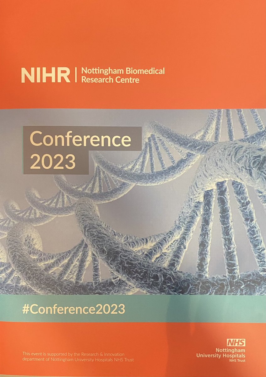 Some great presentations delivered this morning at the NIHR Nottingham BRC #Conference2023