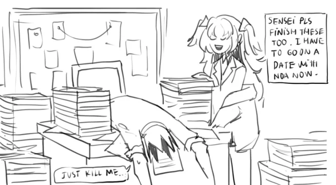 #ブルアカ 
Me rn 