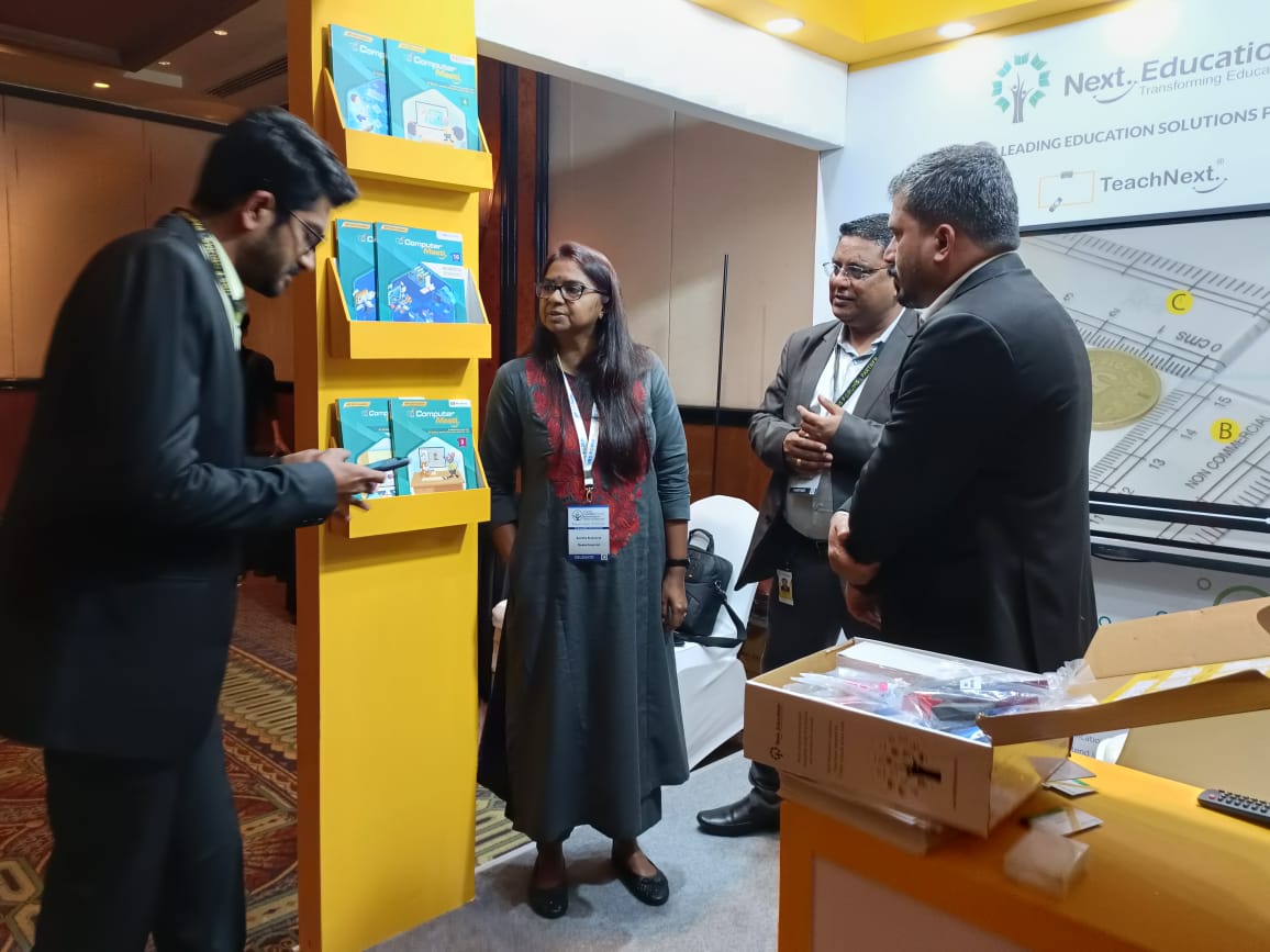 NextEducationIn's tweet image. Embarking on the journey of innovation!  We are thrilled to have been part of the 9th Edition CSR Summit &amp;amp; Awards 2023 in Bengaluru, where we showcased our innovative Edtech and SaaS products, #SmartClassrooms, Immersive Books, and the groundbreaking Next 360 experience.