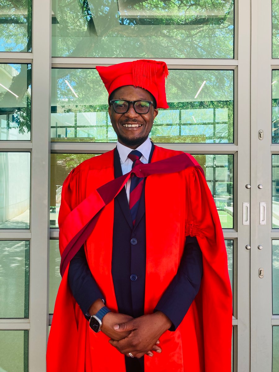 #UPGraduation2023: UP Law would like to congratulate Dr Landilani Banda on his LLD graduation today. 

He completed his thesis, “Heterosexual nationalism and the mischaracterization of anti-sodomy laws in Zambia”, under the supervision of Prof Frans Viljoen from @CHR_HumanRights.