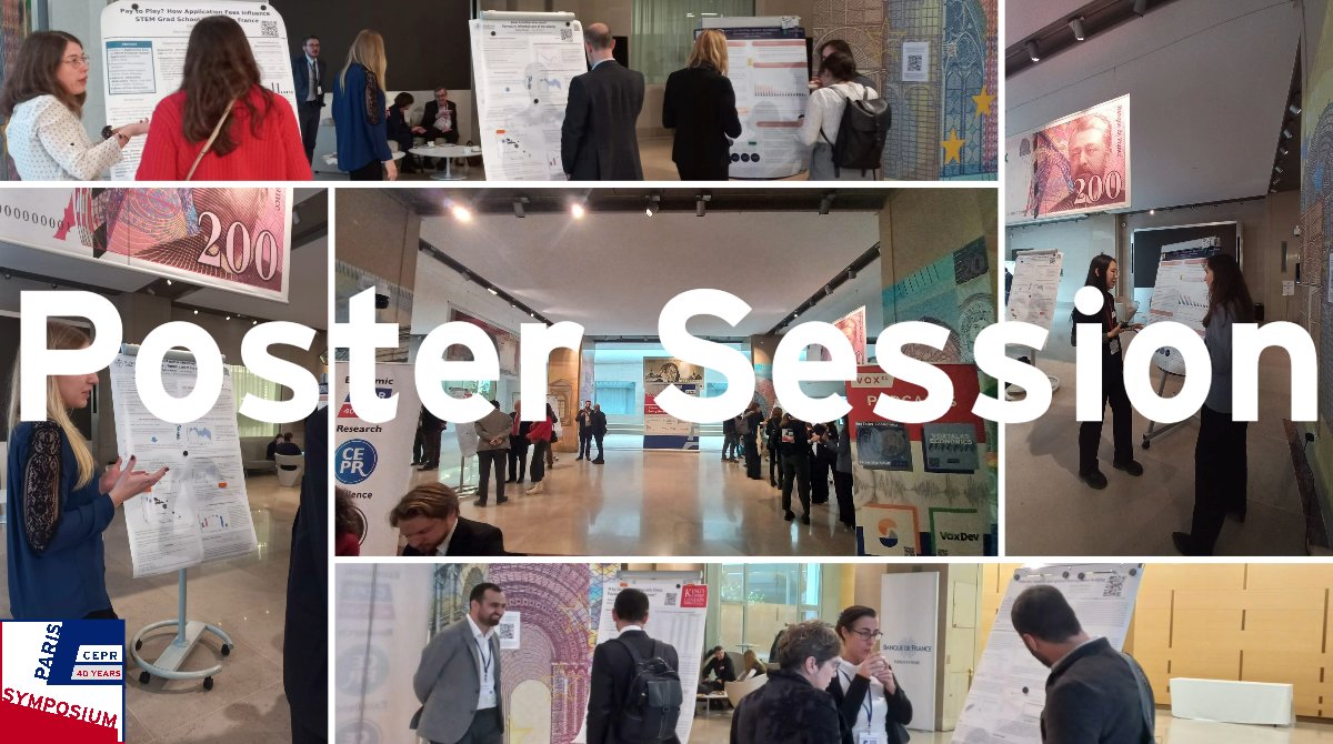 CEPR (@cepr_org) on Twitter photo 1st day of PhD poster sessions at #CEPRParisSymposium2023
Ahmet Deryol <a href="/kingsbschool/">King's Business School</a> <a href="/KingsCollegeLon/">King's College London</a>, Juan Camilo Medellin <a href="/PSEinfo/">Paris School of Economics</a>, Alina Azanbayev EBS Universität, <a href="/PatriziaMassner/">Patrizia Massner</a> <a href="/Stockholm_Uni/">Stockholm University</a> <a href="/IIES_Sthlm/">Institute for International Economic Studies</a>, @bonneau_cecile <a href="/PSEinfo/">Paris School of Economics</a> 1st day of PhD poster sessions at #CEPRParisSymposium2023
Ahmet Deryol <a href="/kingsbschool/">King's Business School</a> <a href="/KingsCollegeLon/">King's College London</a>, Juan Camilo Medellin <a href="/PSEinfo/">Paris School of Economics</a>, Alina Azanbayev EBS Universität, <a href="/PatriziaMassner/">Patrizia Massner</a> <a href="/Stockholm_Uni/">Stockholm University</a> <a href="/IIES_Sthlm/">Institute for International Economic Studies</a>, @bonneau_cecile <a href="/PSEinfo/">Paris School of Economics</a>