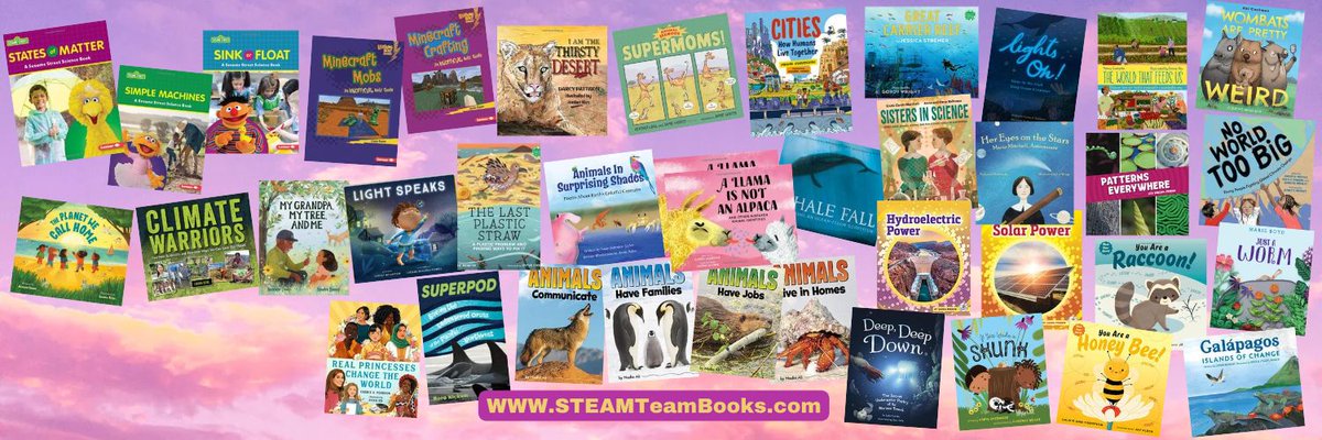 It's time for holiday shopping. Books make great gifts! Check out SteamTeamBooks.com for more great STEAM #books. #STEAMTeamBooks #STEMeducation #kidlit #nonfiction #HolidayShopping #STEM #kidlit #amreading #WritingCommunity #books #writersoftwitter #STEM #STREAM #STEAM
