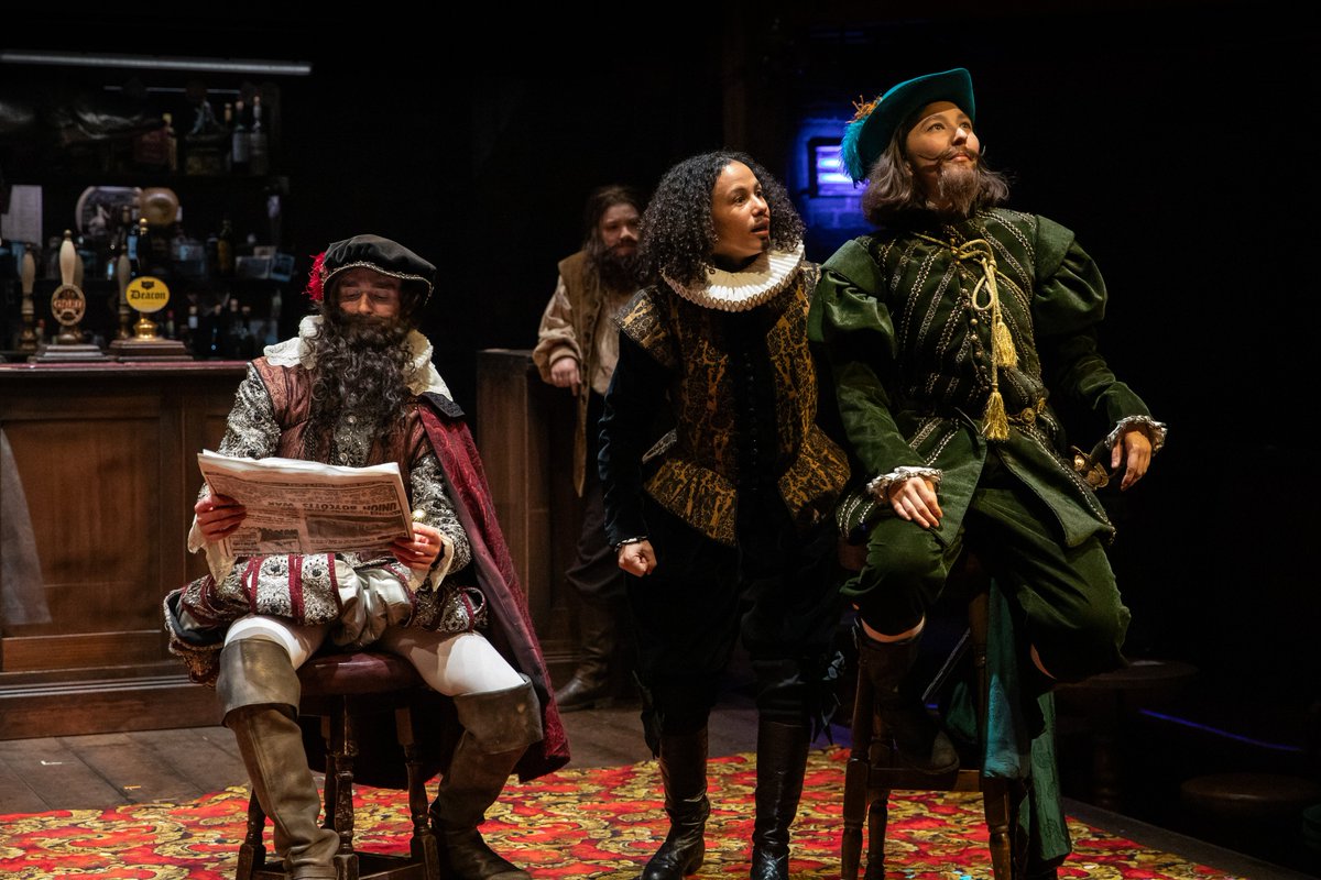 🍻 Bottoms up - here's your first look at #FairMaidOfTheWest on stage 😍