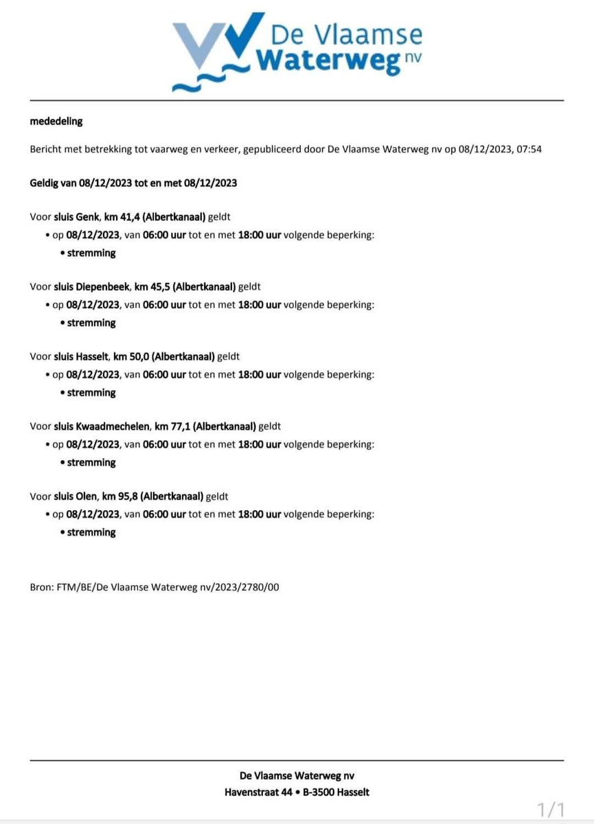 Albertkanaal <a href="/RWS_ZN/">Rijkswaterstaat Zuid-Nederland</a> wordt bestempeld als betrouwbare en alternatieve omvaarroute tijdens een stremming van 8 maanden van het Julianakanaal <a href="/KBN_tweets/">Koninklijke Binnenvaart Nederland</a> Deze staking laat duidelijk zien dat de werknemer werkgever verhoudingen in BE bij de publieke taken anders liggen dan in NLD