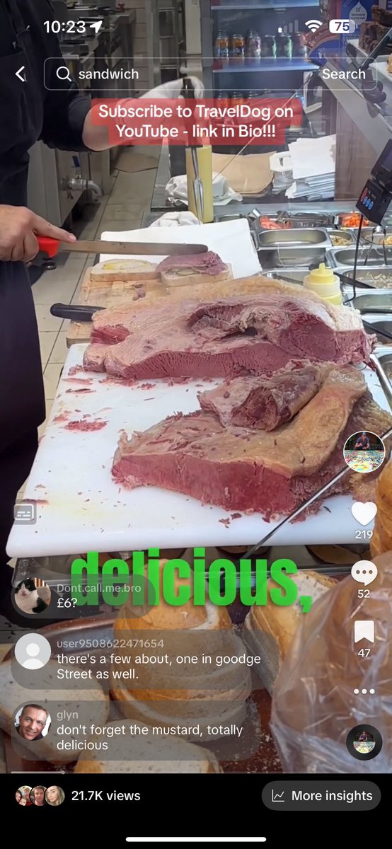 New TravelDog review of #saltbeef at wonderful <a href="/tonguenbrisket/">Tongue & Brisket</a> - over 21k views on TikTok! - vm.tiktok.com/ZGe8fxkxc/ - subscribe here for TravelDog on YouTube - youtube.com/channel/UCxZYu…