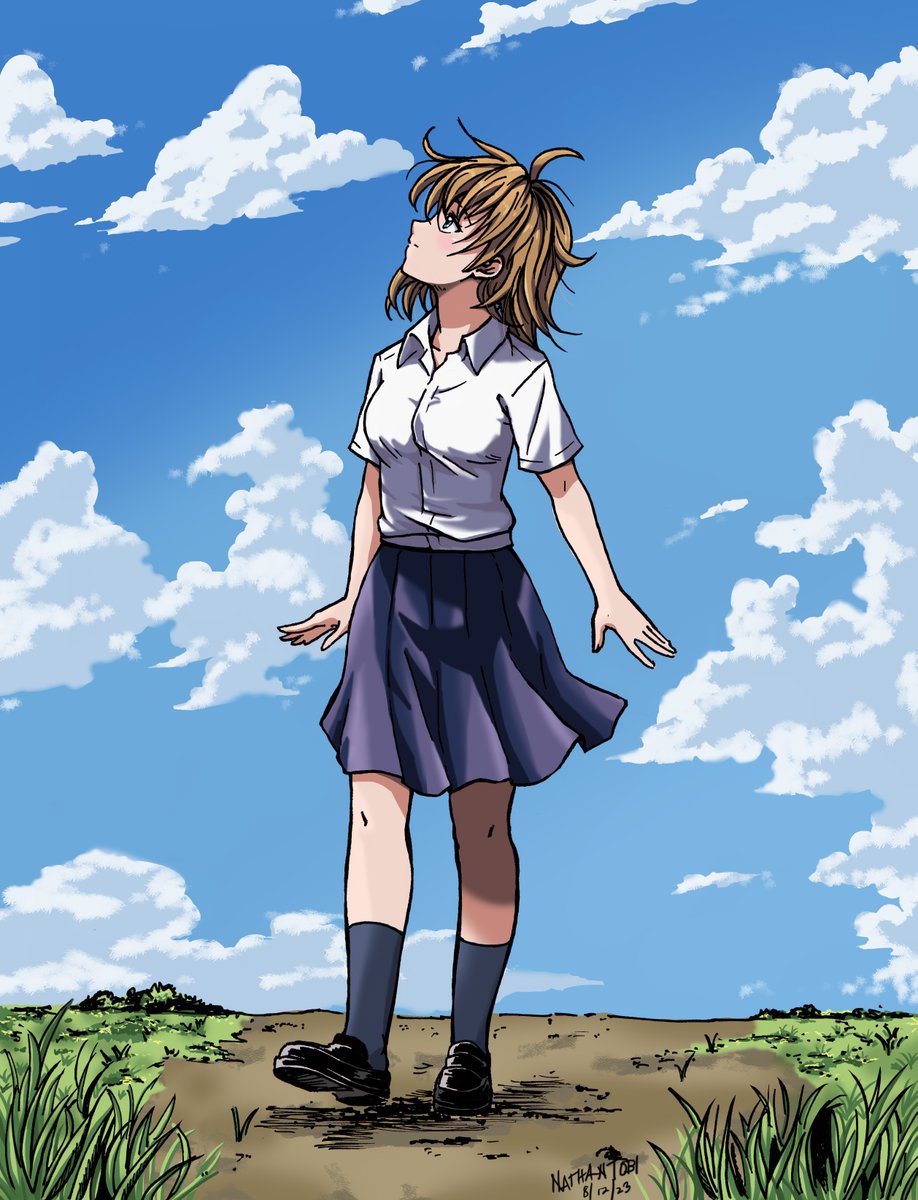 nathantobi2323's tweet photo. sky watcher 

#animedrawing #AnimeArt #drawing #artist https://t.co/LysgJiLyWH