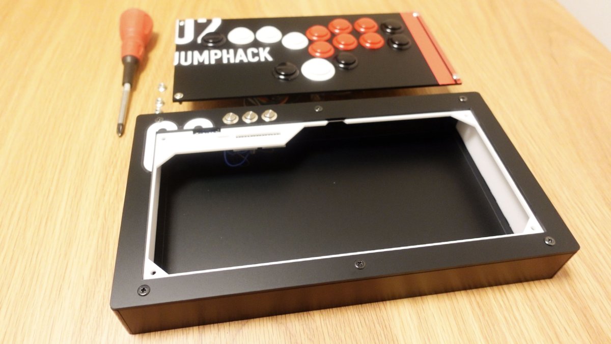 組立済】【三和ボタン付属】JumpHack01 レバーレス 【碧井工房】 碧井工房