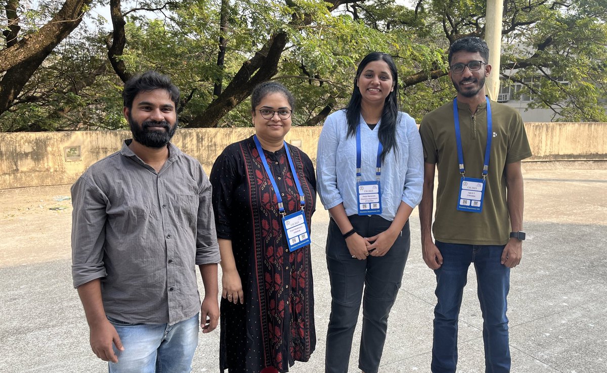 piyali_chem's tweet image. Attended a conference on Contemporary Challenges in Chemical Sciences (C3S) organised by the Department of Chemistry of @iitbombay where two of my lab members presented posters. Got opportunity to listen to some fabulous talks and interact with the delegates.