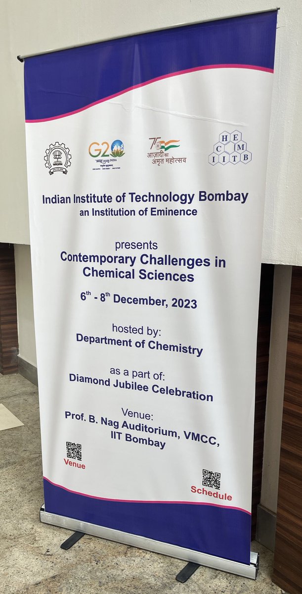 piyali_chem's tweet image. Attended a conference on Contemporary Challenges in Chemical Sciences (C3S) organised by the Department of Chemistry of @iitbombay where two of my lab members presented posters. Got opportunity to listen to some fabulous talks and interact with the delegates.