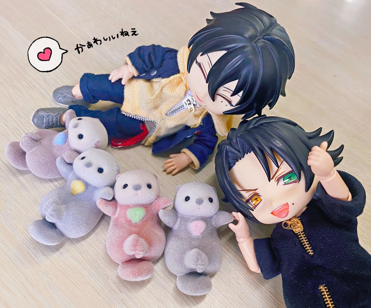 「やっとで手に入れる事ができた、、、、おててつなごうねのラッコちゃんんんんかわいす」|のん🎤のイラスト