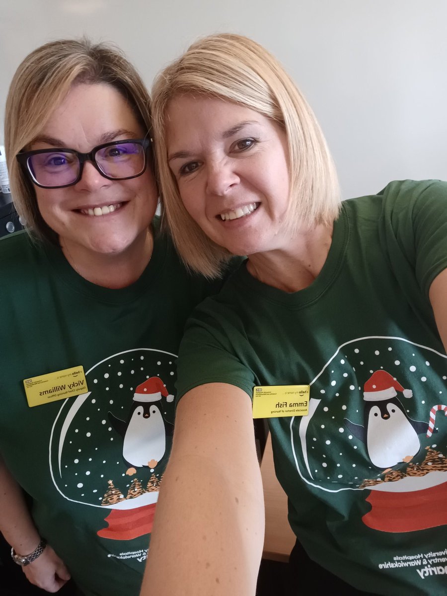 Emma Fish (@emmafishuhcwadn) on Twitter photo Getting in the Christmas 🎄 spirit, on Christmas T shirt day and raising money for <a href="/UHCWCharity/">UHCW Charity</a> <a href="/nhsuhcw/">UHCW NHS Trust</a> <a href="/vickyADN/">Vicky Aditya</a> Getting in the Christmas 🎄 spirit, on Christmas T shirt day and raising money for <a href="/UHCWCharity/">UHCW Charity</a> <a href="/nhsuhcw/">UHCW NHS Trust</a> <a href="/vickyADN/">Vicky Aditya</a>