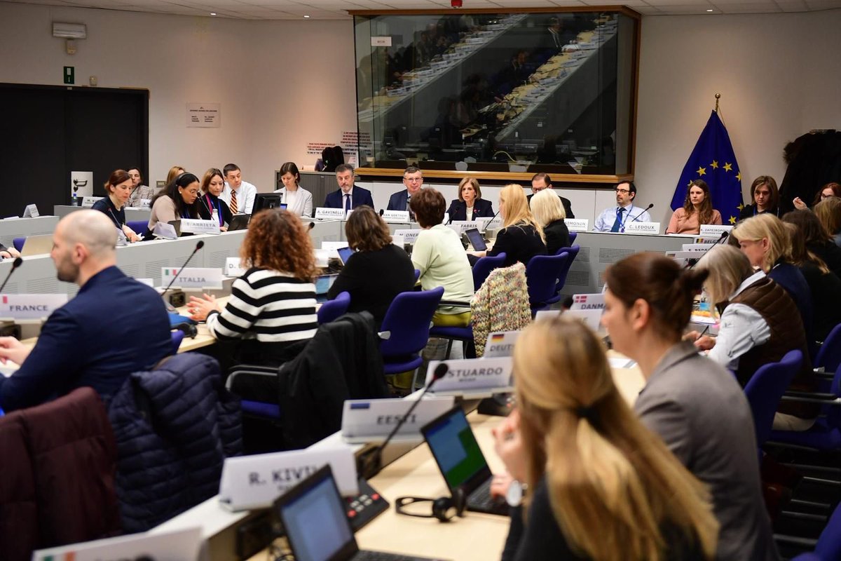 Yesterday, during the 14th meeting of the Animal Platform, in which Commissioner @SKyriakidesEU took part, EFFAB Director @AnaGranadosChap had the chance, alongside other stakeholders, to exchange views about the revision of the Proposal on #AnimalWelfare during transport. What