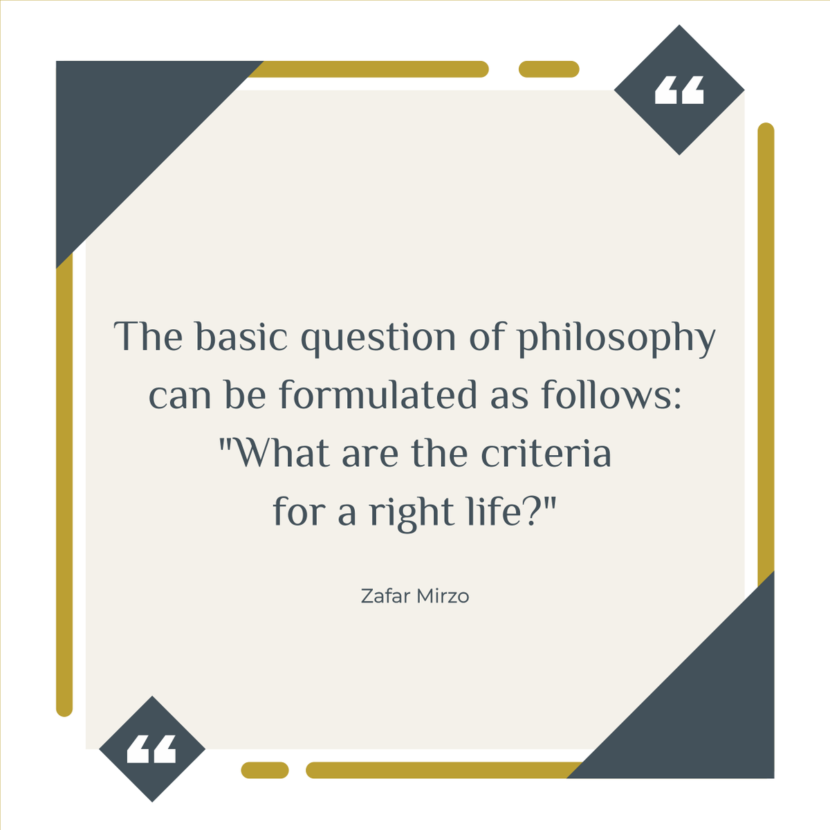 Lafeum_en's tweet image. The basic question of philosophy can be formulated as follows: &quot;What are the criteria for a right life?&quot;
@zafarmirzo
