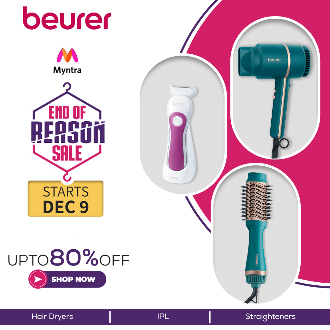 Unlock Exclusive Discounts on Beurer Products at Myntra EORS Sale! Hurry, shop smart, and save more.
.
.
myntra.com/beurer?rawQuer…
.
.
#MyntraEndOfReasonSale #MyntraEORS #MyntraEORSisLive #beurerindia #MyntraEORSPriceCrash
#ShopNowOnMyntraEORS