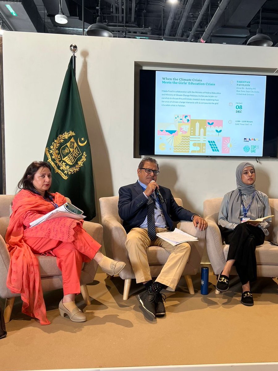 'Climate change is exacerbating Pakistan’s existing Out Of School Children crisis hovering at 22.8 million. It's time to prioritise inclusive, climate-resilient education that safeguards every girl’s right to learn & thrive.' - @javedmalik73, Programme Director Malala Fund Pak