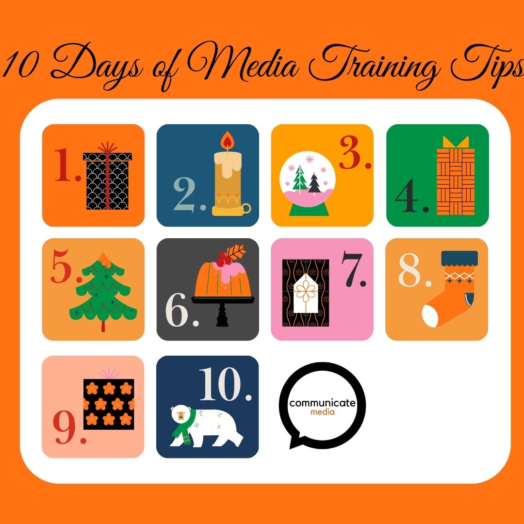 2024 is your year and ensuring that you have adequately prepared for all interactions with the media can greatly improve the reputations of both you and your company.

Keep an eye out for our 10 days of Media Training Tips.

#daysofchristmas #mediatraining #christmas #media