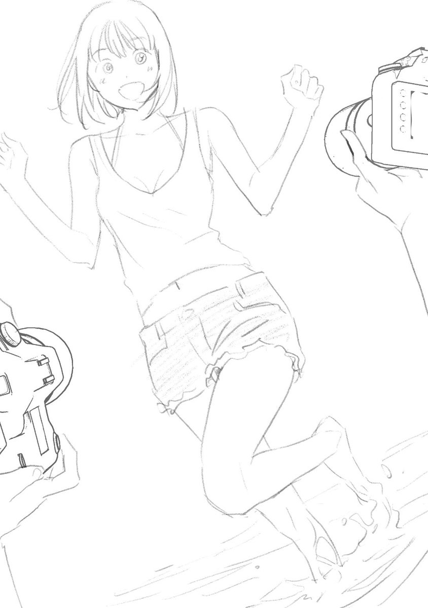 「グラぱらっ!」表紙案
ボツラフ供養🙏🙏🙏 