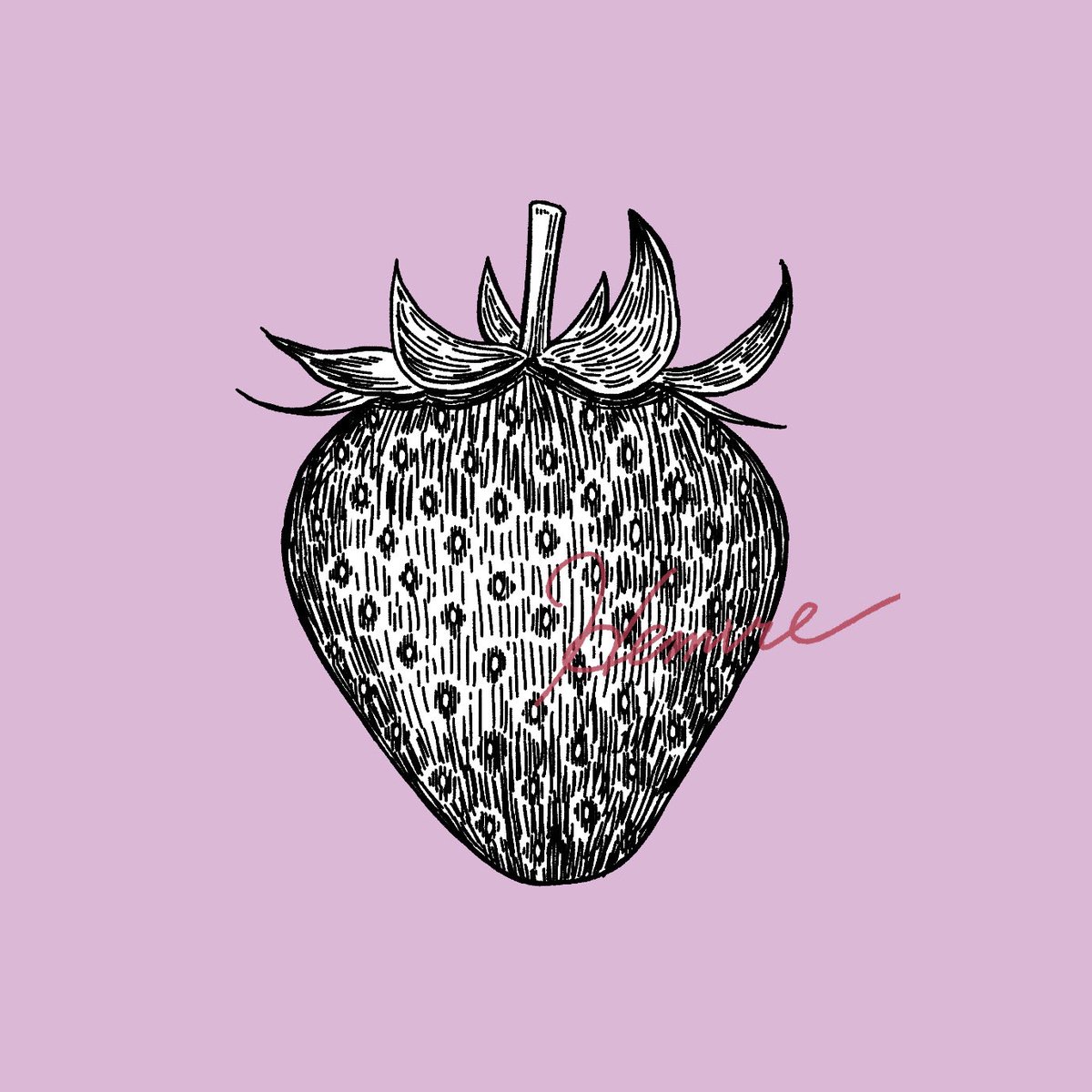 Hemure363's tweet photo. いちご🍓

#イラスト #ペン画風 https://t.co/BIxuletZST