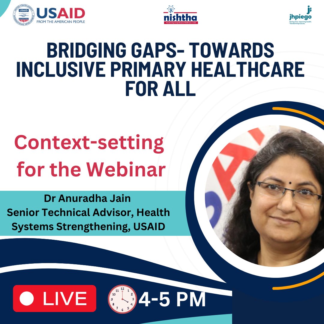 #Equity and #diversity are integral to achieving inclusive healthcare. Both #USAID and the Indian government recognize this crucial aspect. Without equity and diversity, the road to #inclusivehealthcare becomes much harder- @Anuradh83770718 Senior Technical Advisor @usaid_india