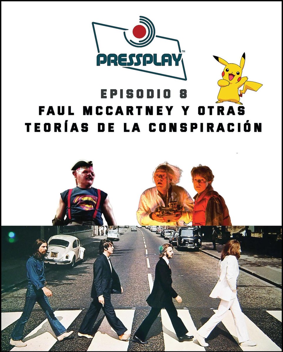 pressplaytalk's tweet photo. Escucha ya nuestro nuevo episodio en el que hablamos de teorías de la conspiración en música, cine, y videojuegos: 
https://t.co/A6deJkFqPE https://t.co/b8pfdCH4mc