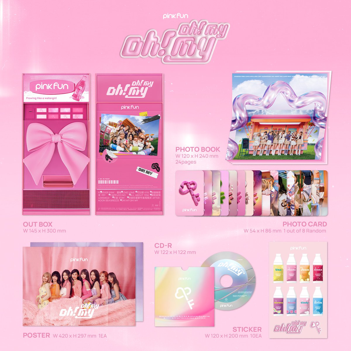 YesAsia_Cpop's tweet image. "Oh! My Oh! My, Babe I will make U mine!" PINK FUN melts hearts with third EP OH! MY OH! MY after celebrating their third debut anniversary! 🎀
yesasia.com/1126485511-0-0…

#PINKFUN #OhMyOhMy #Cpop #Mandopop