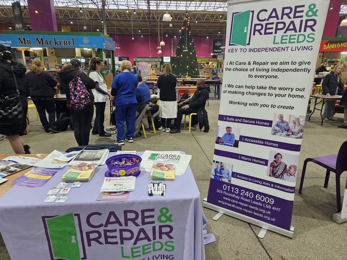 Come and find us at Leeds Kirkgate Market for the Carers Roadshow, organised by @CarersLeeds! We're around all day to provide information and support #unpaidcarers #wellbeing #networks #support #charities #advice #event #Leeds