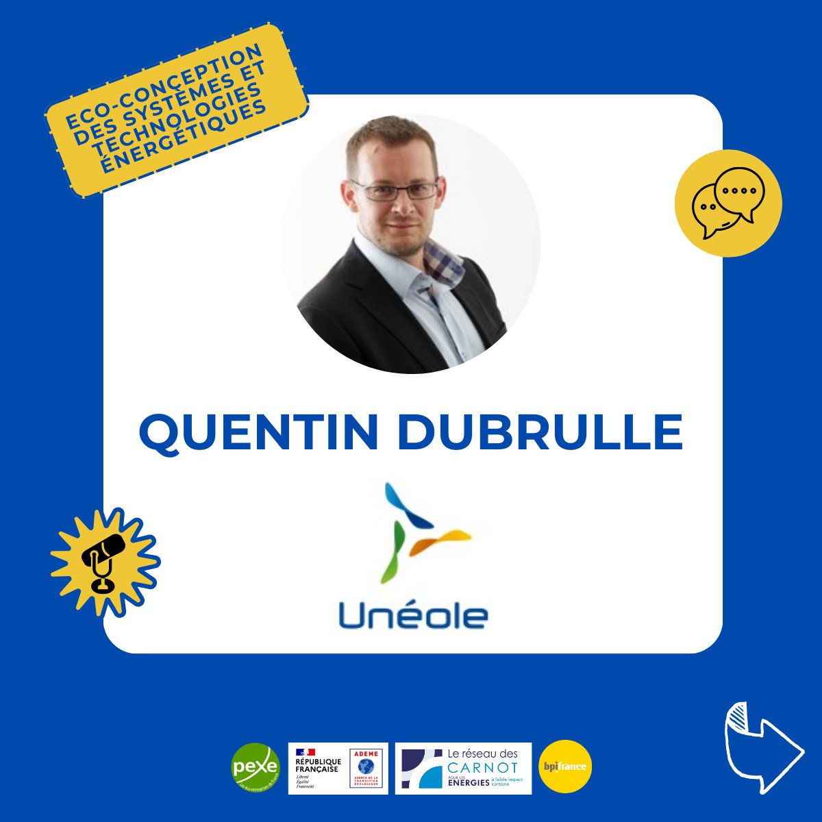 [⚡ RENCONTRE #EcotechEnergie2023 🌎] Quentin Dubrulle d'<a href="/Uneole/">ROOFUP</a> nous présente la plateforme d'énergie mixte éolien/solaire et comment éco-concevoir une éolienne urbaine