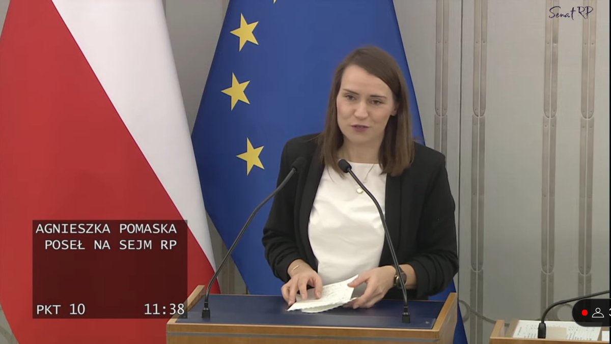 .@Pomaska w #SenatRP: Obywatelski projekt ustawy #TakDlaInVitro to blisko pół mln. podpisów. To projekt, który przede wszystkim łączy. Pod tym projektem podpisywały się obywatelki, obywatele 🇵🇱 będący zwolennikami wszystkich grup politycznych zasiadających dzisiaj w parlamencie🏛️