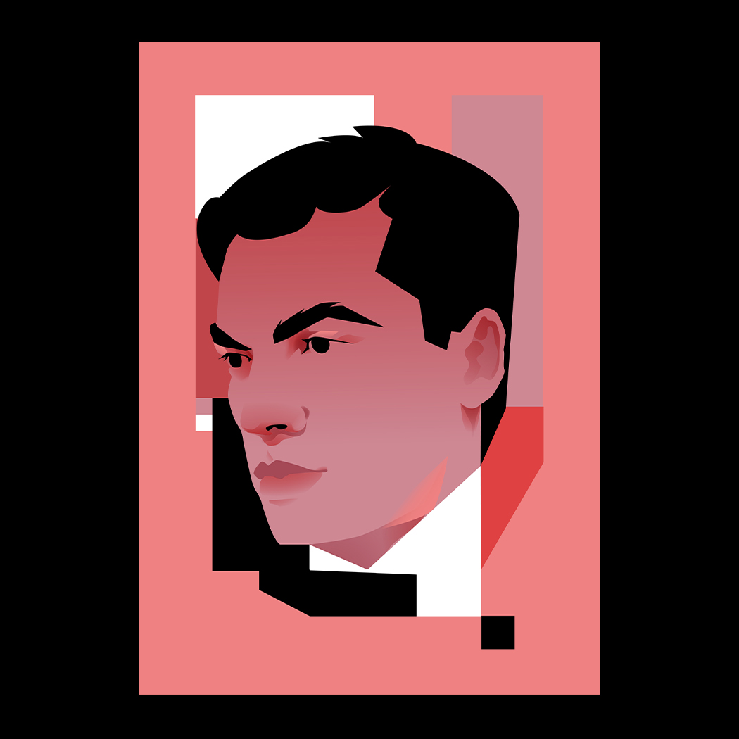 1933. Pink portrait.
#portraitillustration #GraphicDesigner