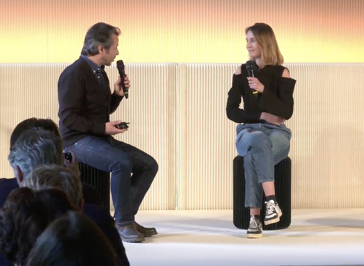 2050NOW La Maison (ex-Netexplo) (@netexplo) on Twitter photo Sylvain Louradour, Directeur associé et Chief Creative Officer de Netexplo, est sur scène avec <a href="/carolinezeller/">caroline zeller</a>, prompt engineer. 🎨🤖
La Samaritaine, LVMH, Google... Les clients de cette professionnelle autodidacte ne laissent pas de doute quant à la qualité de ses créations. Sylvain Louradour, Directeur associé et Chief Creative Officer de Netexplo, est sur scène avec <a href="/carolinezeller/">caroline zeller</a>, prompt engineer. 🎨🤖
La Samaritaine, LVMH, Google... Les clients de cette professionnelle autodidacte ne laissent pas de doute quant à la qualité de ses créations.
