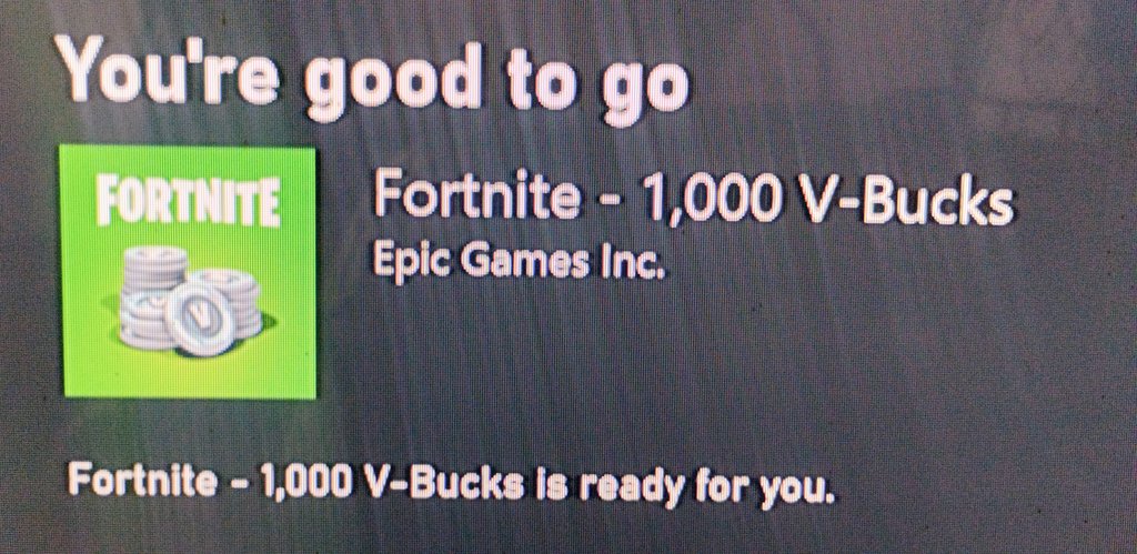 CarnageTed75465's tweet photo. Thank you #AbsenzFam for sending me the 1k vbucks code @AbsenzRedeem @vAbsenz https://t.co/VSnejWHSFZ