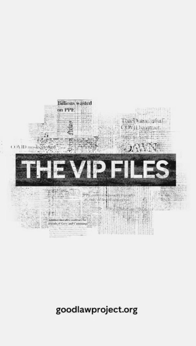 carolvorders's tweet image. I've teamed with @GoodLawProject - the crowdfunded legal organisation which first discovered the VIP PPE Lane 

Thanks to YOUR help we are now bringing you #TheVIPFiles

Tories think it will go away thanks to their friendly media organisations.

It won't

NEW FILE OUT ON MONDAY💪🏼