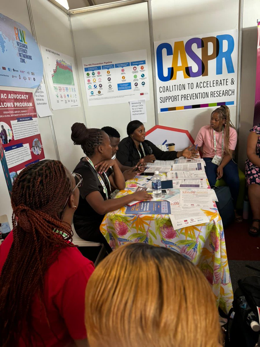 Presenting at #ICASA2023, ASWA Academy Coordinator Grace Nyarath engages in impactful discourse at CASPR Booth 9. 

Her focus on domestic resource mobilization for sex workers' programming underscores the importance of a 60/40 funding model — 60% from domestic sources and 40%