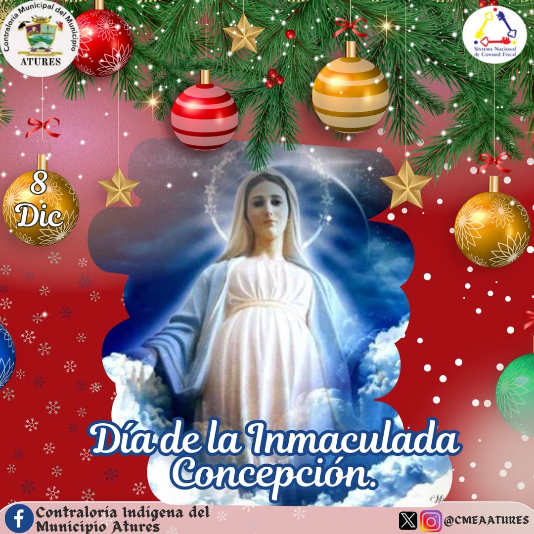 #TalDíaComoHoy |  8 de diciembre de cada año, la Iglesia Católica lleva a cabo una de sus celebraciones más importantes: la Solemnidad de la Inmaculada Concepción de la Virgen María. Proclamado dogma por el Papa Pío IX, hace referencia a la manera, en que fue concebida María.