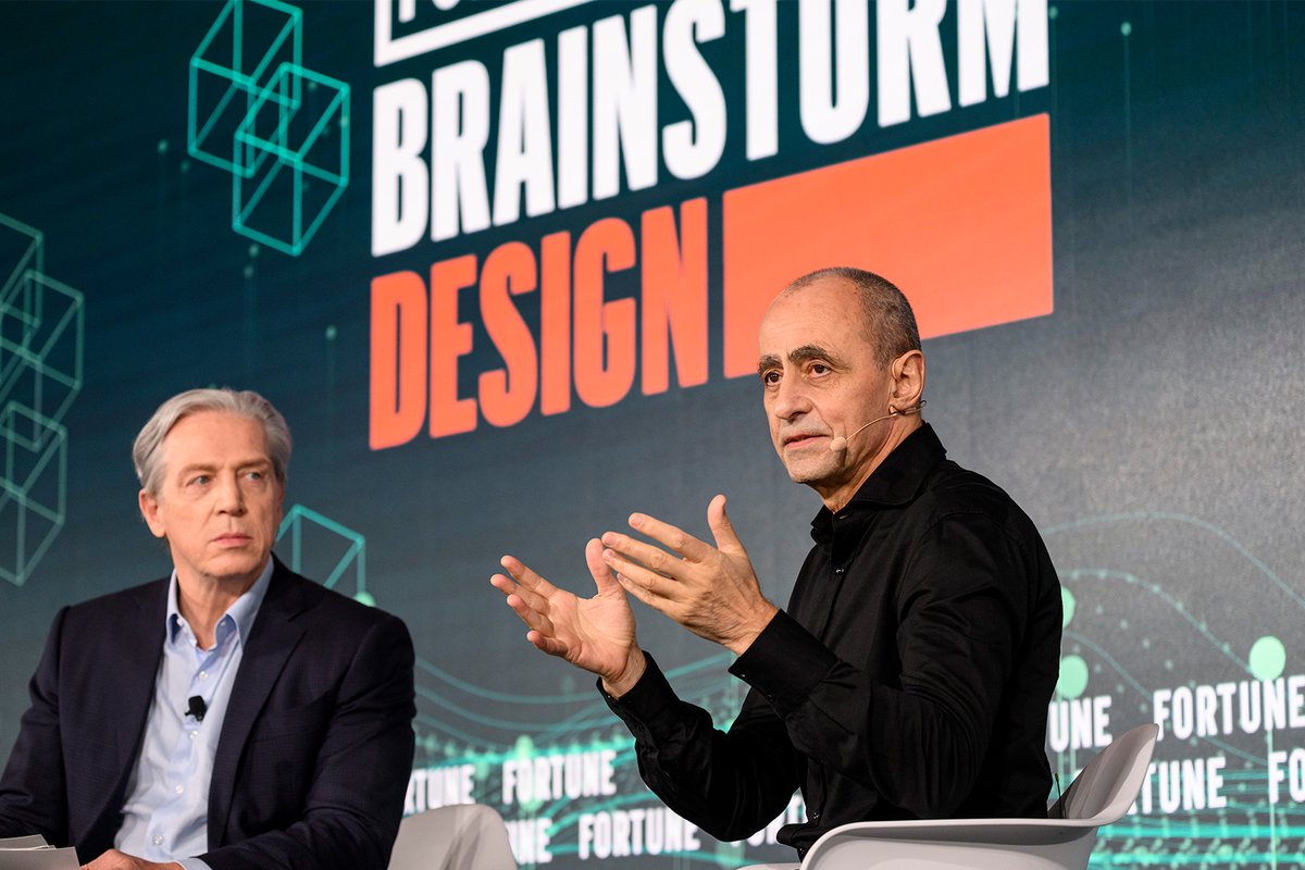 Aedas's tweet photo. #Aedas Founder and Global Principal Designer Keith Griffiths and Associate Director Jiannan Liu attended the FORTUNE Brainstorm Design Macau 2023, delivering an demonstration of #sketching and generation of #renderings through the #AI tool #XKool. #FortuneDesign @BstormDesign https://t.co/t6J13vJLDr