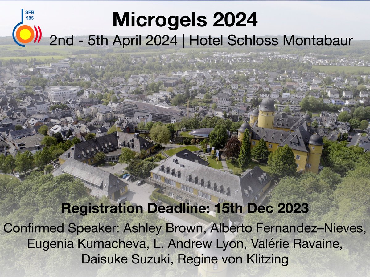 Maybe you missed the chance to submit an abstract. But we still invite you to register for #Microgels2024 and enjoy 12 years of microgel research with us in Montabaur. The registration deadline is still open till 15th Dec 2023. For details: microgels2024.rwth-aachen.de