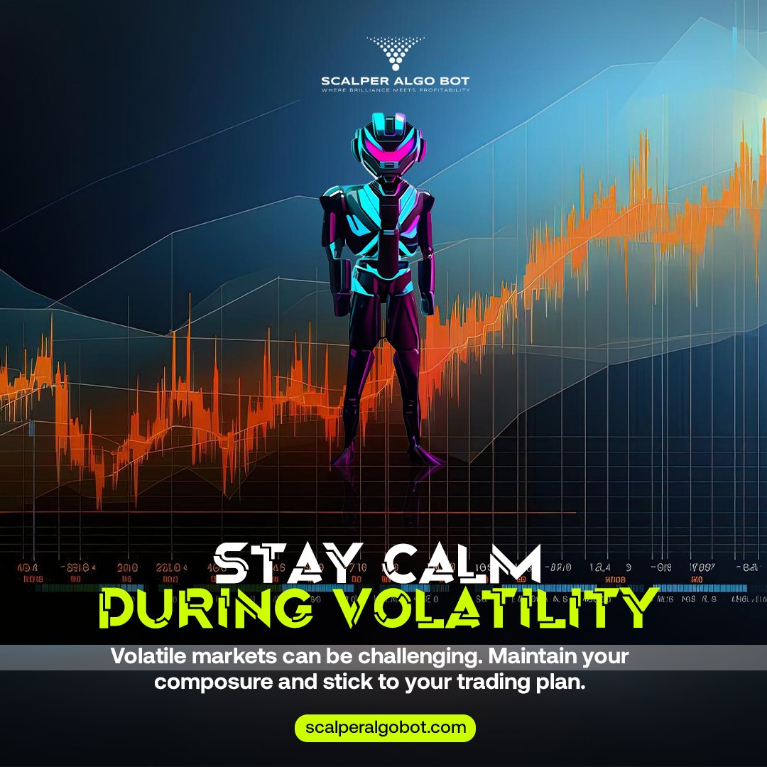 ScalperAlgoBot's tweet image. 💹 When the markets go through turbulent times, it's easy to get caught up in the chaos.
But remember, staying calm amidst the storm is key.
Stick to your trading plan, focus on your strategy, and maintain discipline. 📈
#scalperalgobot #aitechnology #forexmarket
