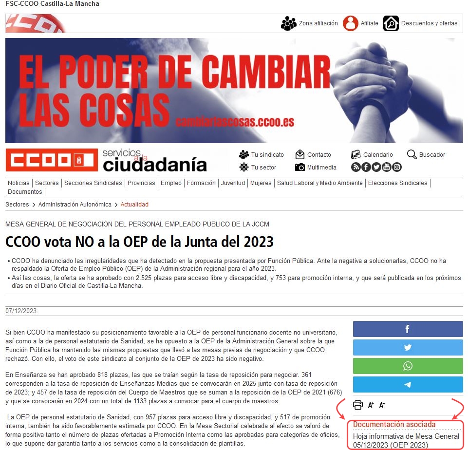 FSCccooCLM's tweet photo. @JoseLuisResuela @Salvado04711483 @CCOOAgentesJCCM @gustavosque @RdgonzalezLucha @chantalapiedra @sonetov @ccooindustriclm @pepefdezr @Forestales_CCOO @Lola_Santillana @eclavero1 @JuanaOLMEDA @JMVera2 @JuanCampoV @2014clopez @OlmosRaul @imujerclm @culturaenclm @PacoDeLa_Rosa @raquel_payo @CarolinaVidal_L @Pilarcallado @CCOOMiterdMapa @JCCMToledo @JCCMGuadalajara @JCCMCuenca @FECCOOCLM @FSSCCOOCLM @eroblesg1972 @EconomiaCLM @igualdadclm @SanidadCLM @AgriculturaClm @educajccm @BienestarCLM @DSostenibleCLM @sescamclm @garciapage @Guijarrojl @JoseleCaballero @pfrancoCLM @Sara_SimonA @EstherPadillaR @jfdezsanz @jmlizanab @amadorpastorn @Nacho_Hernando @GarciaTorijano @CCOOclm ℹ️#CCOOinforma🔴[𝘈𝘮𝘱𝘭𝘪𝘢𝘤𝘪ó𝘯 #𝘔𝘦𝘴𝘢𝘎𝘦𝘯𝘦𝘳𝘢𝘭5𝘋]

En nuestra web puedes consultar Hoja Informativa con los detalles d la #MesaGeneral en 𝐷𝑜𝑐𝑢𝑚𝑒𝑛𝑡𝑎𝑐𝑖ó𝑛 𝐴𝑠𝑜𝑐𝑖𝑎𝑑𝑎👇🏾
https://t.co/Zgvdy87rMK

O descargarte pdf completo aquí👇🏾
https://t.co/txlI1QfWHV https://t.co/dr16FLW7iP
