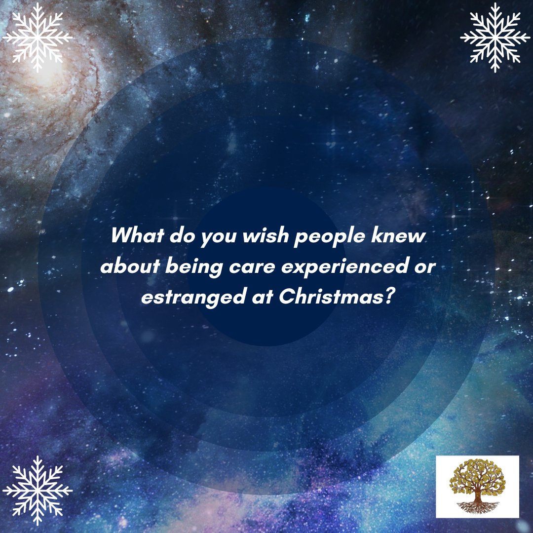 What do you wish people knew about being care experienced or estranged at Christmas?

#careleaver #careexperienced #estrangedstudents