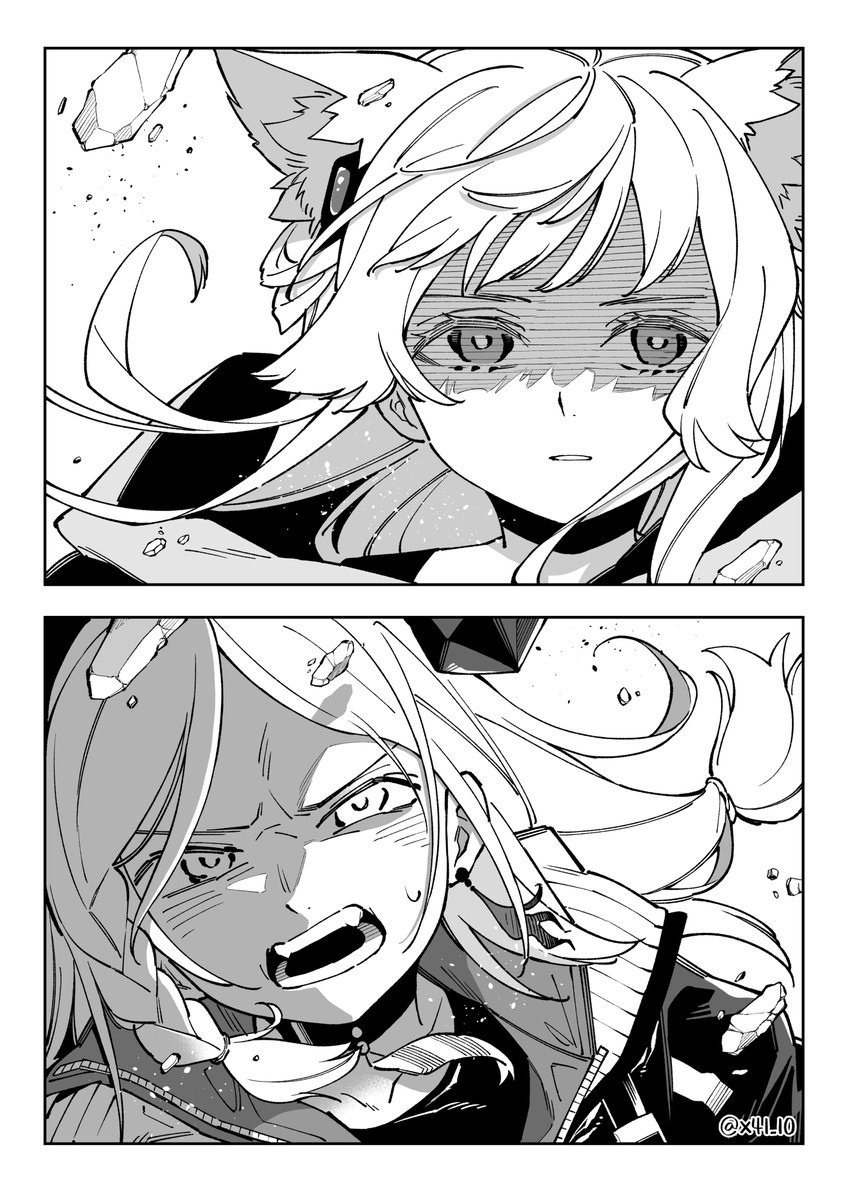 孤星のロスモンティスとイフリータめちゃくちゃ良かった… #アークナイツ